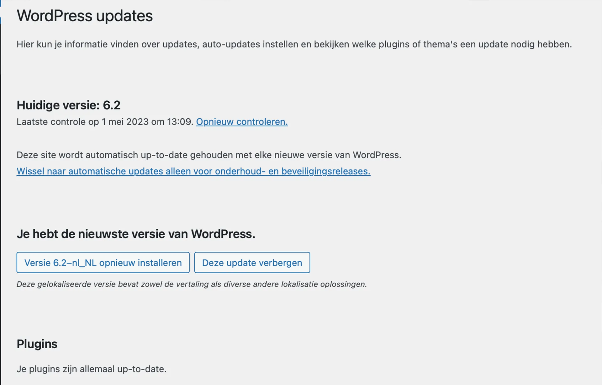 Website bouwer biedt WordPress onderhoud