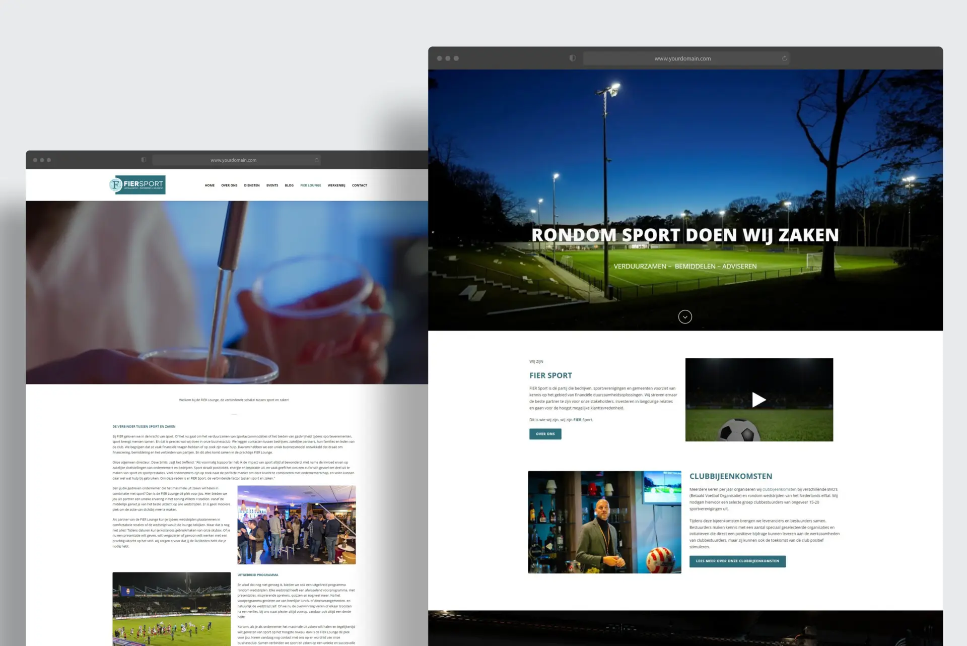 Fier Sport partner van Internetbureau en webdesign bureau Tilburg